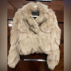Bcbg Fur Coat Jacket Real fur XXS